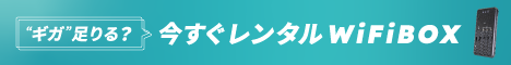 ギガ足りる？今すぐレンタルWiFiBOX