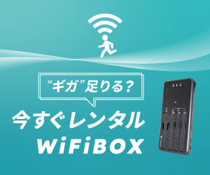 ギガ足りる？今すぐレンタルWiFiBOX